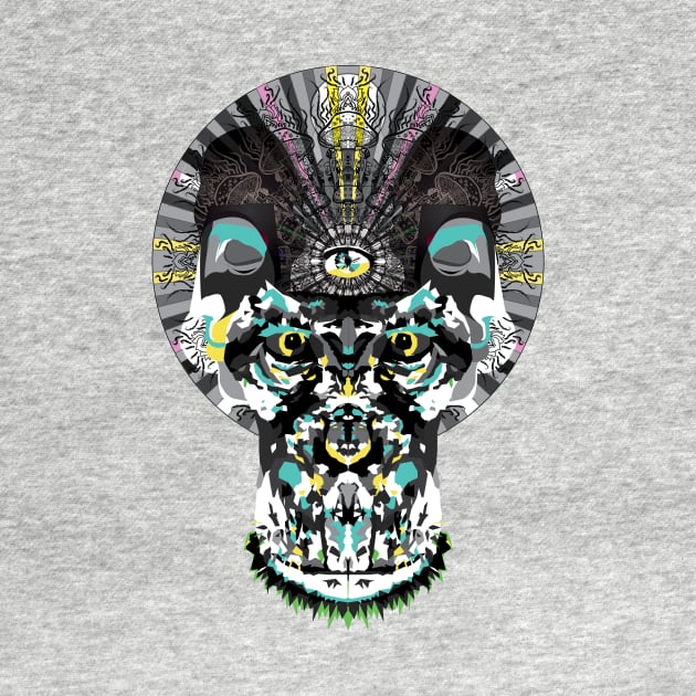 The Higher Primate - Psychedelic Mandala - Camouflage Special Edition by Illumin8or